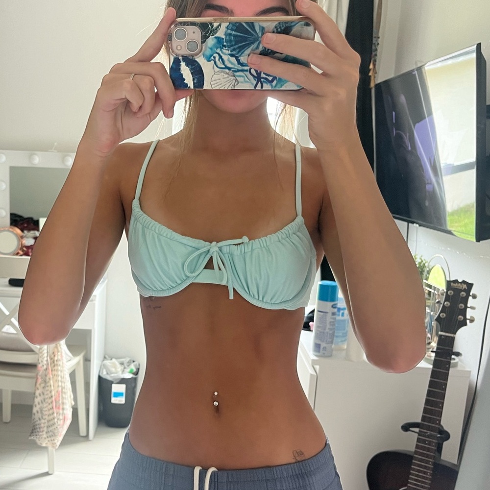 Xhilaration Sky Blue Bikini Top